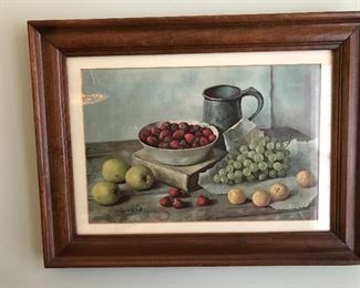 Fresh Fruit Framed Wall Art