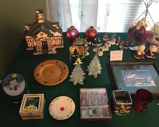 Fiber Optic Christmas House/Ornaments