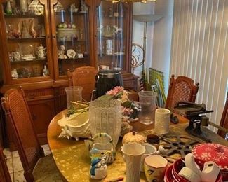 Breakfront China closet $125 dining table sold