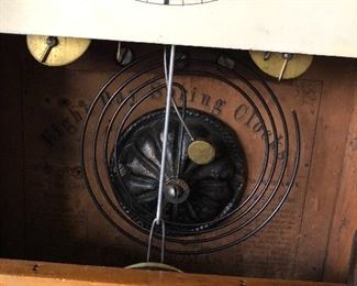 late 19th century antique Seth Thomas 8 day spring clock 