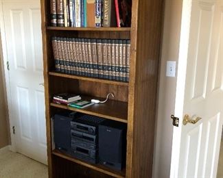 sturdy oak bookcase