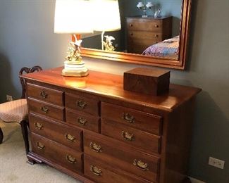 vintage cherry Kling Furniture, NY dresser