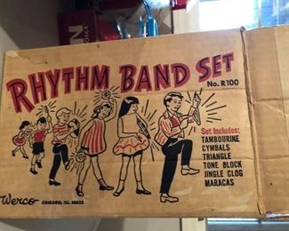 vintage Rhythm Band Set in original box