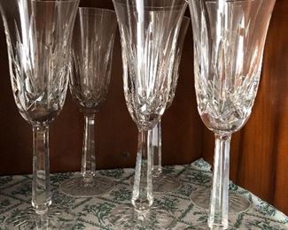 Waterford champagne flutes - 6