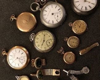 Pocket watches - some dating to 1860s 