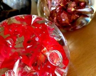Glass Paper Weights...