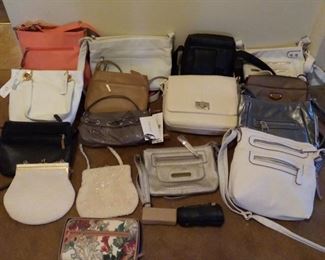 Purses, Handbags with Tags and More
