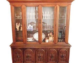 Hardwood Display Cabinet