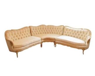 Custom Built French Provincial Sectional