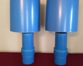005 Mid Century Modern Blue Lamps