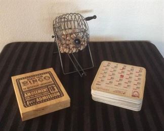 Vintage Look Bingo Game