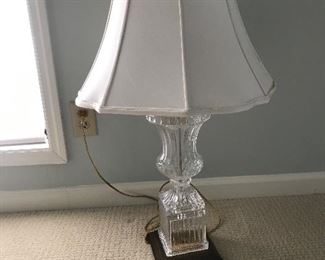 Pair of very nice Crystal lamps