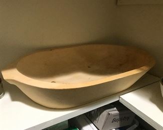 Old dough bowl