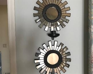 Wall candle holders