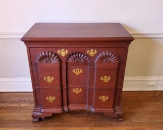 Pair of block front chests - 35" tall x 35" wide x 19" deep