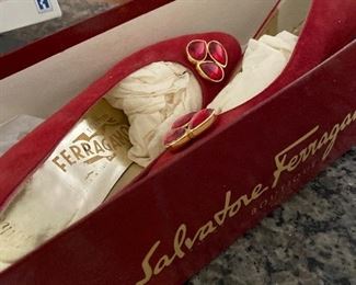 Vintage Ferragamo Shoes Size 5 1/2