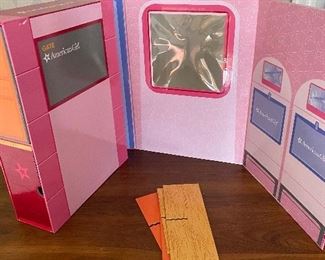 American Girl Airplane Backdrop