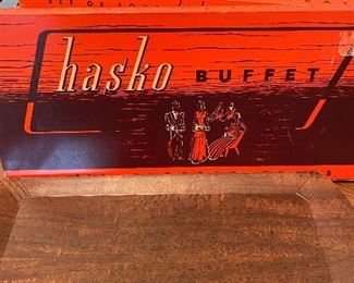 Mid-Century Hasko Buffet Serving Trays In Box - Two Sets $10