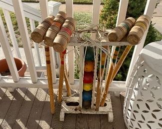 Vintage Croquet Set - SOLD