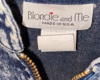 Vintage Denim Blondie and Me Dress - $20
