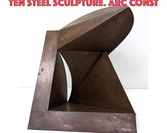 Lot 14 GERALD DiGIUSTO 1983 CorTen Steel Sculpture. ARC CONST