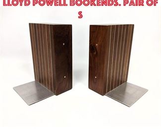 Lot 28 PAUL EVANS AND PHILLIP LLOYD POWELL Bookends. Pair of s