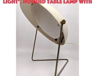 Lot 75 Gerald Thurston Cricket light. Hooded Table Lamp with