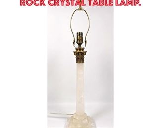 Lot 82 Visual Comfort Classic Rock Crystal Table Lamp.