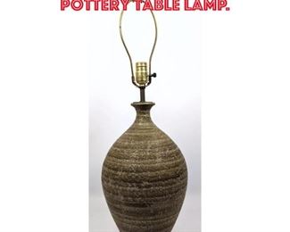 Lot 138 Design Technics Style Pottery Table Lamp.
