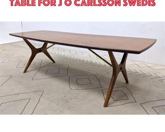 Lot 142 KarlErik Ekselius Coffee table for J O CARLSSON Swedis