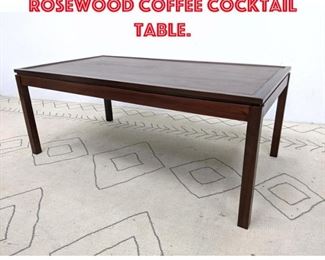 Lot 170 Danish Modern Rosewood Coffee Cocktail Table. 