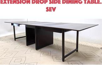 Lot 207 DUNBAR Attributed Extension Drop Side Dining Table. Sev
