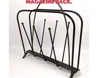 Lot 212 ROYERE Style Hairpin Iron Magazine Rack.
