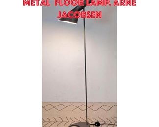 Lot 266 TARGETTI POULSEN Black Metal Floor Lamp. Arne Jacobsen
