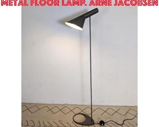 Lot 267 TARGETTI POULSEN Black Metal Floor Lamp. Arne Jacobsen 