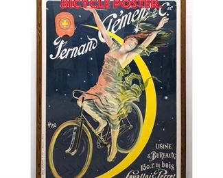 Lot 342 FERNAND CLEMENT Bicycle Poster. 