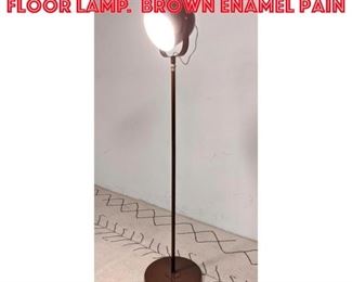 Lot 353 Mid Century Modern Spot Floor Lamp. Brown enamel pain