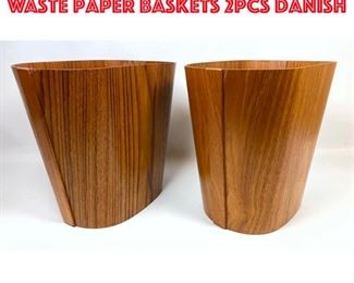 Lot 356 2 Beni Mobler Danish Waste Paper Baskets 2pcs Danish 