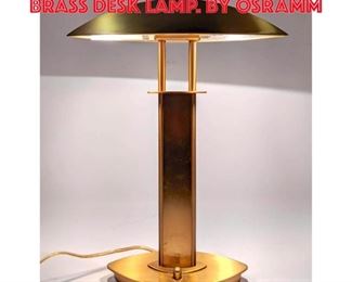 Lot 397 HOLTKOTTER LEUCHTEN Brass desk lamp. by OSRAMM