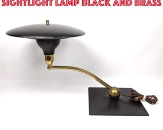 Lot 442 Vintage Wheeler SIGHTLIGHT lamp Black and Brass