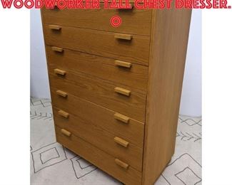 Lot 485 CHARLES WEBB Designer Woodworker Tall Chest Dresser. O