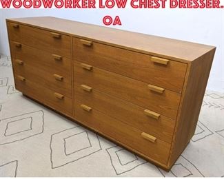 Lot 486 CHARLES WEBB Designer Woodworker Low Chest Dresser. Oa