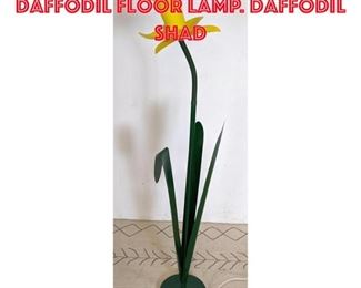 Lot 488 WOW Sunny Figural Daffodil Floor Lamp. Daffodil shad