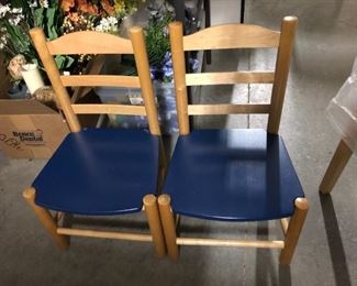 Pair of chairs for children.