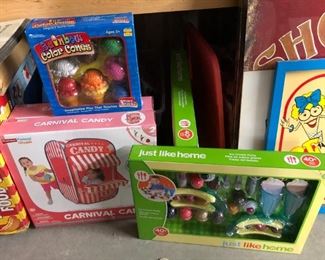 More new-in-box toys, these with ice cream and candy themes.