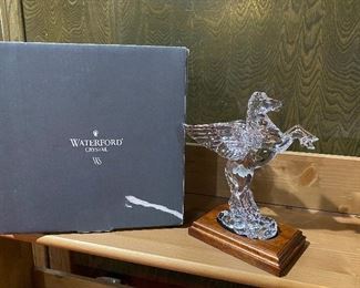 Waterford Crystal Winged Horse - 7 1/2" Tall - Flawless