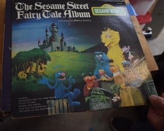 Vintage Vinyl Record, The Sesame Street Fairy Tale Album