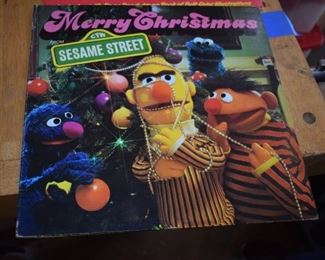 Merry Christmas From Sesame Street 12" LP Vinyl Record Album 1975 