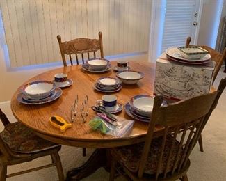 Formal dining table