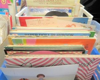 EXTRAORDINARY SELECTION OF PAPER DOLLS, GREETING CARDS, ALL VINTAGE AND IN EXCELLENT CONDITION